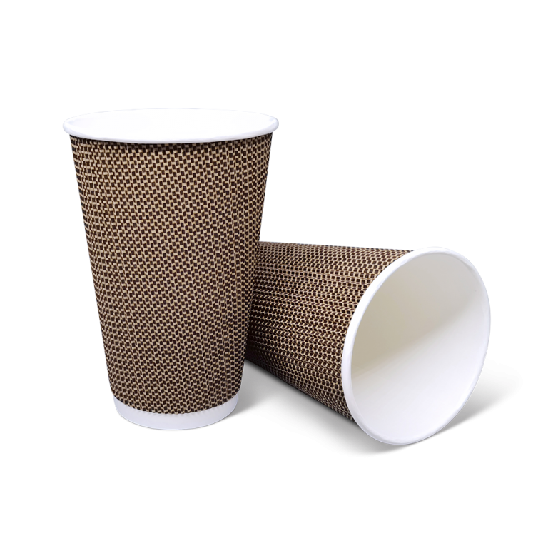 16oz Ripple Wall Hot Paper Cup – Simply Green Packaging